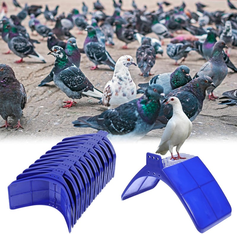 Tobeelec 20 Pcs Dove Rest Stand, Lightweight Dove Perches Plastic Birds Roost Holder, Doves Dwelling Frame Birdcage Accessories for Parrots and Other Birds - Image 2